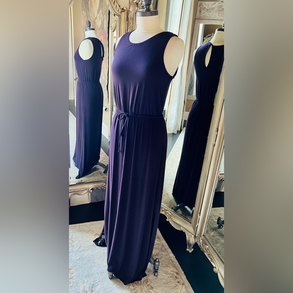 Athleta modal maxi dress. Women’s small. Eggplant - Picture 2 of 10
